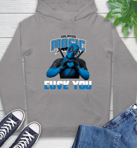NBA Orlando Magic Deadpool Love You Fuck You Basketball Sports Hoodie 6