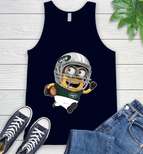 NFL New York Jets Minions Disney Football Sports Tank Top 3