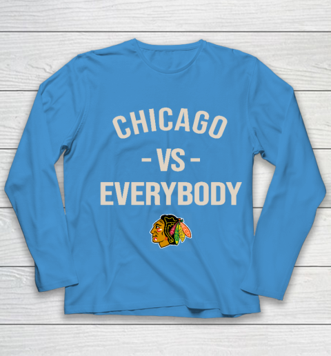 Chicago Blackhawks Vs Everybody Youth Long Sleeve 5