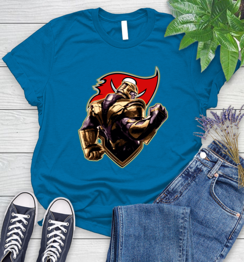 NFL Thanos Avengers Endgame Football Sports Tampa Bay Buccaneers Women's T-Shirt 7