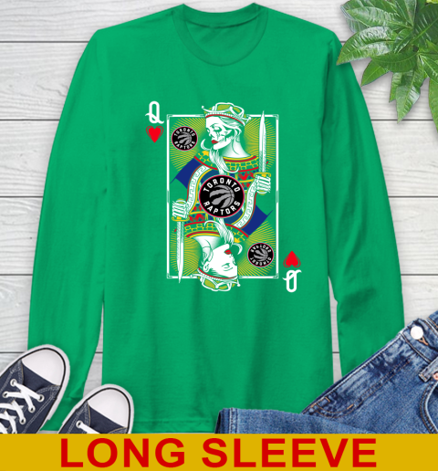 NBA Basketball Toronto Raptors The Queen Of Hearts Card Shirt Long Sleeve T-Shirt 8
