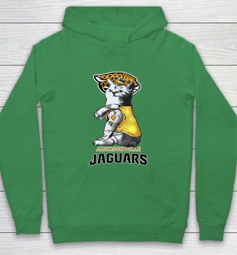 NFL Football My Cat Loves Jacksonville Jaguars Hoodie 5