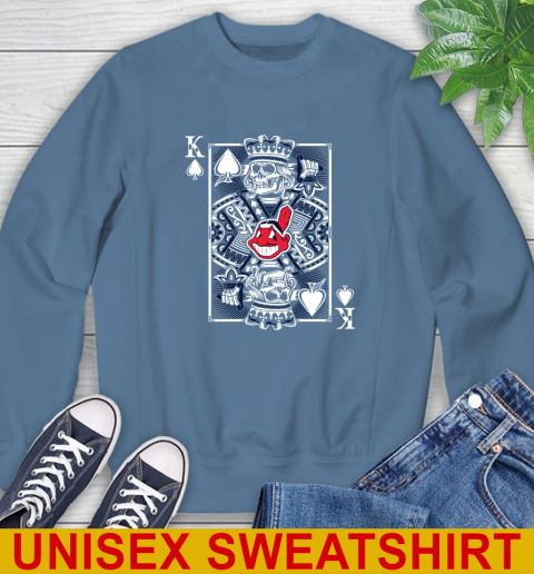 Cleveland Indians MLB Baseball The King Of Spades Death Cards Shirt Sweatshirt 10