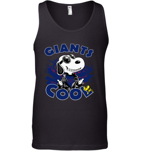 New York Giants Snoopy Joe Cool We're Awesome Tank Top