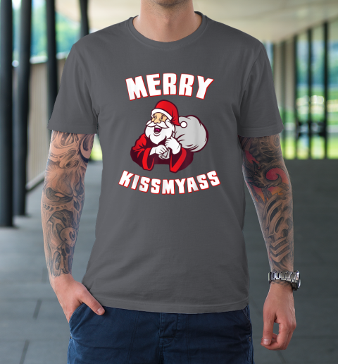 Merry Kissmyass Funny Christmas T-Shirt 6