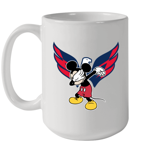 Washington Capitals NHL Hockey Dabbing Mickey Disney Sports Ceramic Mug 15oz