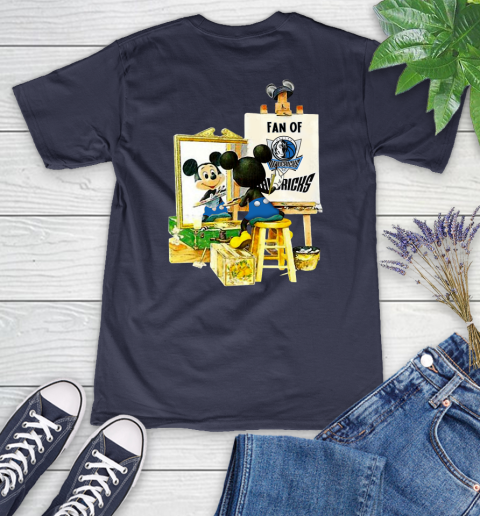NBA Basketball Dallas Mavericks Mickey Drawing Shirt 81