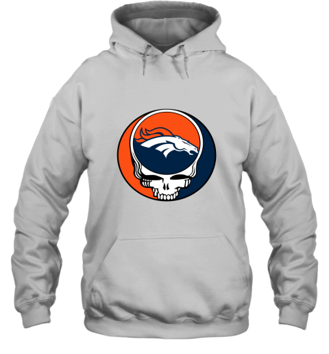 NFL Team Denver Broncos x Grateful Dead Logo Band Hoodie