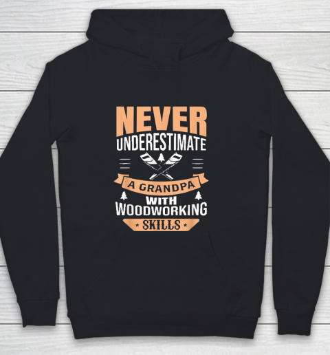 Grandpa Funny Gift Apparel  Mens Funny Woodworking Lover Grandpa Gift Youth Hoodie