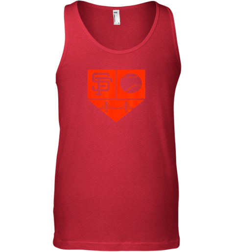 0ifw san francisco baseball vintage sf pride giant gift unisex tank 17 front red