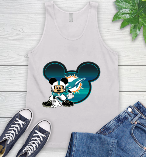 NFL Miami Dolphins Mickey Mouse Disney Football T Shirt Tank Top