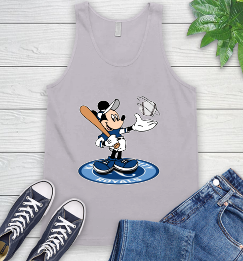 MLB Baseball Kansas City Royals Cheerful Mickey Disney Shirt Tank Top 4