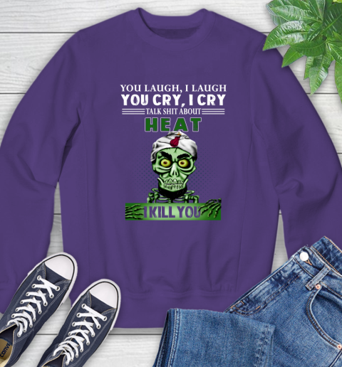 NBA Talk Shit About Miami Heat I Kill You Achmed The Dead Terrorist Jeffrey Dunham Basketball Sweatshirt 4