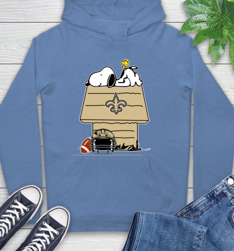 New Orleans Saints NFL Football Snoopy Woodstock The Peanuts Movie Hoodie 11