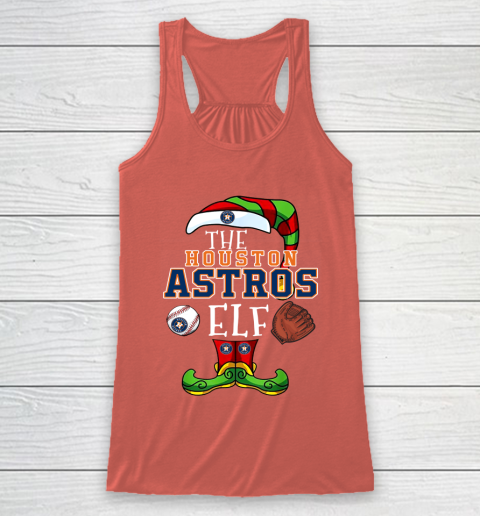 Houston Astros Christmas ELF Funny MLB Racerback Tank 3