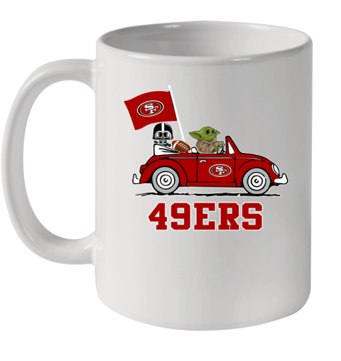 NFL Football San Francisco 49ers Darth Vader Baby Yoda Driving