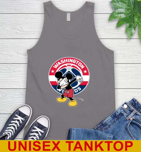 Washington Wizards NBA Basketball Dabbing Mickey Disney Sports Tank Top 7