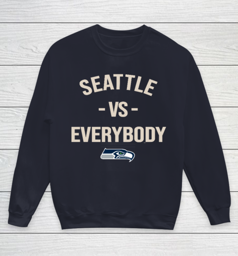 Seattle Seahawks Vs Everybody Youth Sweatshirt 2