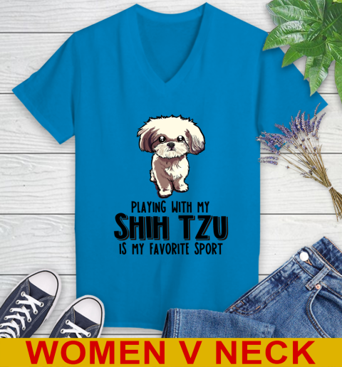 Playing with my shih tzu is my favorite sport 65