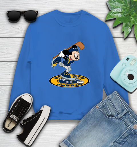 NHL Hockey Buffalo Sabres Cheerful Mickey Disney Shirt Sweatshirt 9