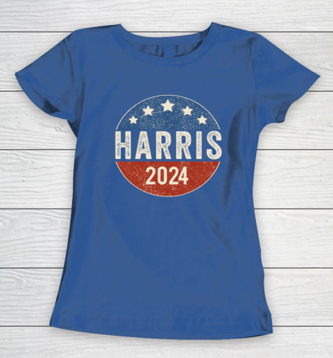 Kamala Harris 2024 For President Campaign US Flag Women's T-Shirt 6