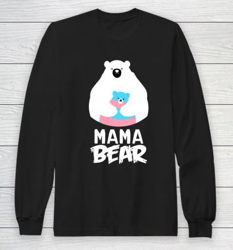 Mama Bear Transgender Shirt LGBT Pride Long Sleeve T-Shirt