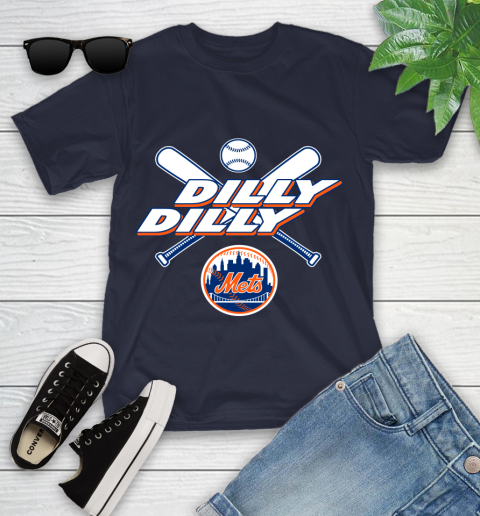 MLB New York Mets Dilly Dilly Baseball Sports Youth T-Shirt 3