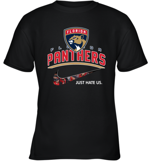 NHL Team Florida panthers x Nike Just Hate Us Hockey Youth T-Shirt