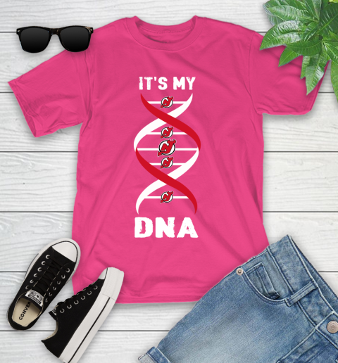 New Jersey Devils NHL Hockey It's My DNA Sports Youth T-Shirt 11