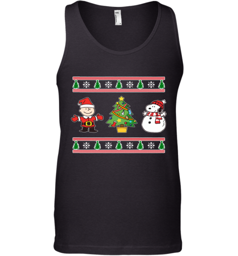 Snoopy And Woodstock Ugly Christmas Tank Top