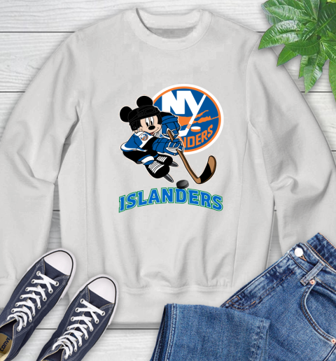 NHL New York Islanders Mickey Mouse Disney Hockey T Shirt Sweatshirt