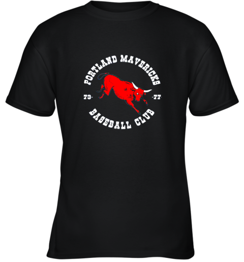Portland Shirt Cows Mavericks Baseball Vintage For Awesome Youth T-Shirt