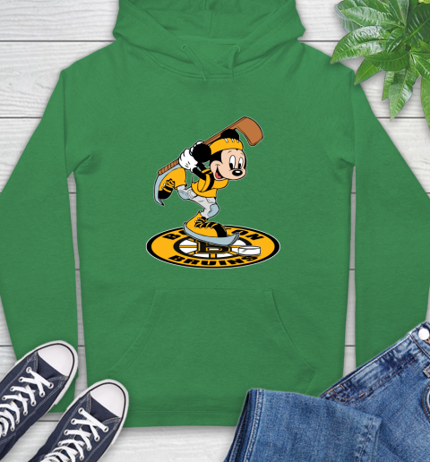 NHL Hockey Boston Bruins Cheerful Mickey Disney Shirt Hoodie 8