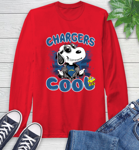 NFL Football Los Angeles Chargers Cool Snoopy Shirt Long Sleeve T-Shirt 12