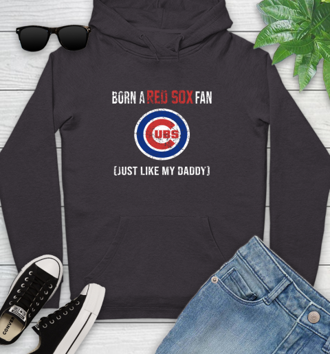 MLB Baseball Chicago Cubs Loyal Fan Just Like My Daddy Shirt Youth Hoodie 6