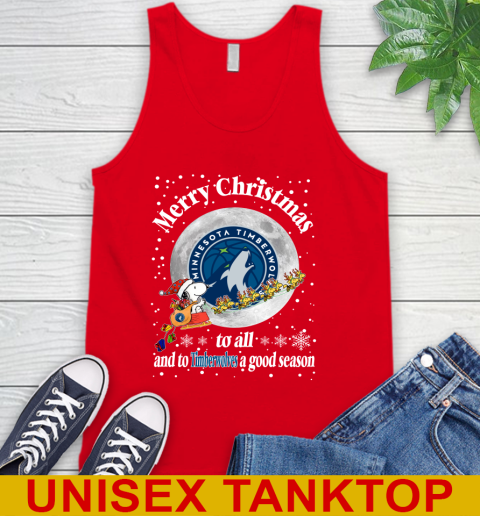 Minnesota Timberwolves Merry Christmas To All And To Timberwolves A Good Season NBA Basketball Sports Tank Top 5