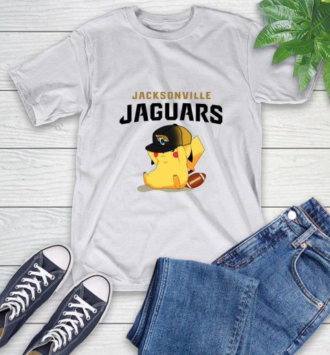NFL Pikachu Football Sports Jacksonville Jaguars T-Shirt 12