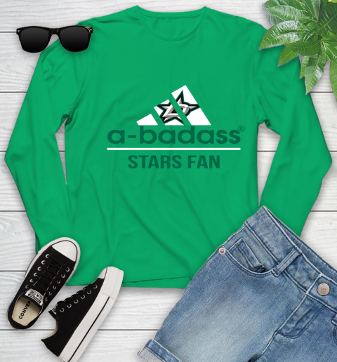 NHL A Badass Dallas Stars Jackets Fan Adidas Hockey Sports Youth Long Sleeve 7