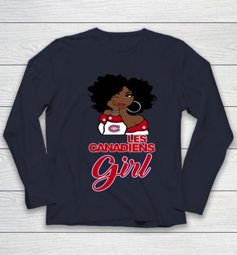 Montreal Canadiens Girl NHL Youth Long Sleeve 3