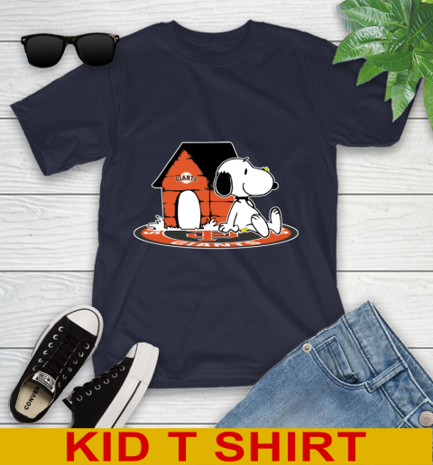 MLB Baseball San Francisco Giants Snoopy The Peanuts Movie Shirt Youth T-Shirt 3