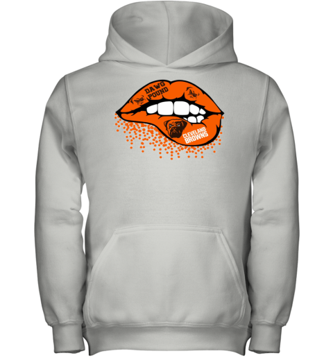 Cleveland Browns Lips Inspired Youth Hoodie