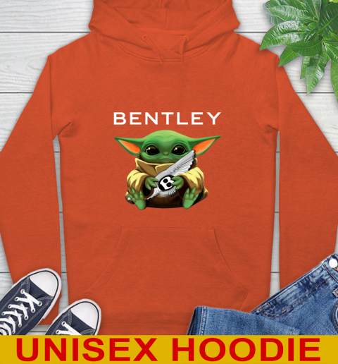 Star Wars Baby Yoda Hugs Bentley Car Shirt 16