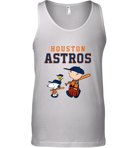 Houston Astros Let's Play Baseball Together Snoopy MLB Shirts Tank Top