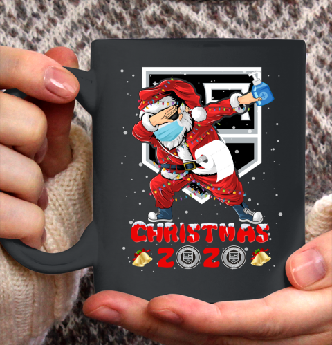 Los Angeles Kings Funny Santa Claus Dabbing Christmas 2020 NHL Ceramic Mug 11oz 2