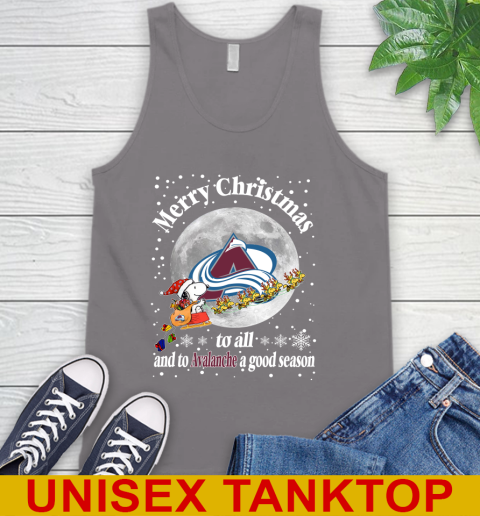 Colorado Avalanche Merry Christmas To All And To Avalanche A Good Season NHL Hockey Sports Tank Top 6