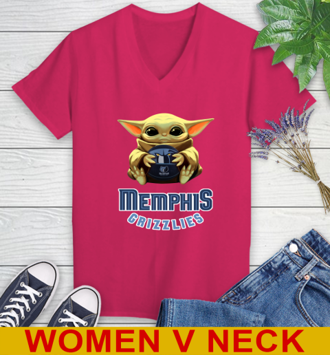 NBA Basketball Memphis Grizzlies Star Wars Baby Yoda Shirt 86