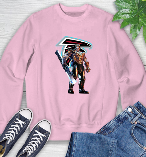 NFL Thanos Gauntlet Avengers Endgame Football Atlanta Falcons Sweatshirt 9