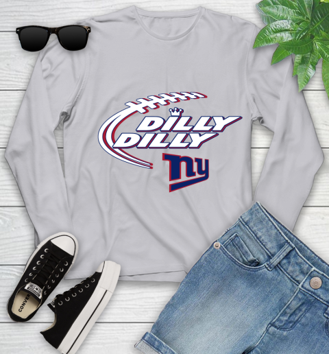NFL New York Giants Dilly Dilly Football Sports Youth Long Sleeve 5