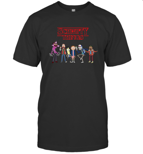 Stranger Things Rick And Morty Schwifty Things T-Shirt