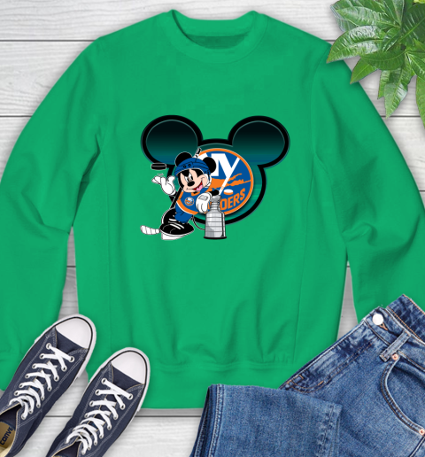 NHL New York Islanders Stanley Cup Mickey Mouse Disney Hockey T Shirt Sweatshirt 6